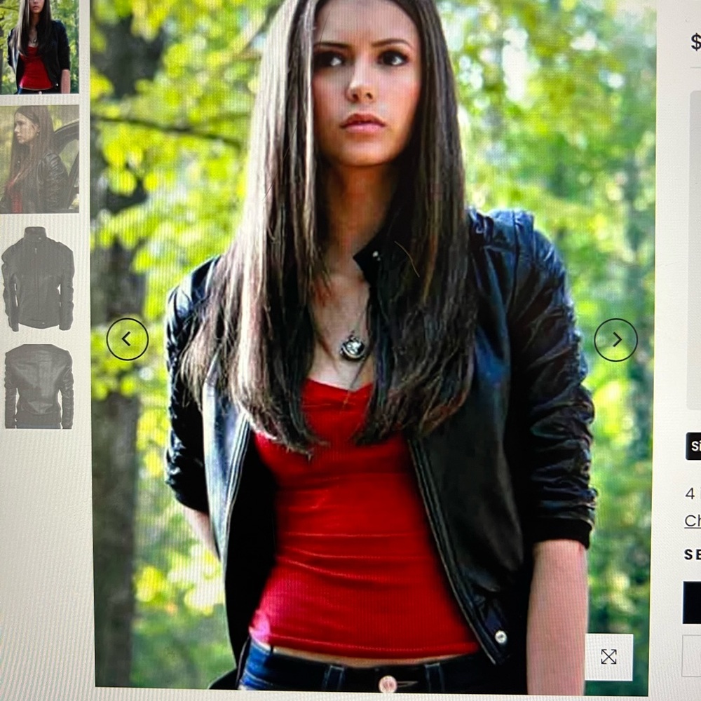 Rare! Classic Black Leather Motorcycle Jacket